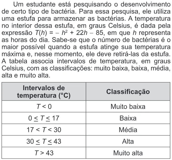 Trecho original com figura, tabela ou fórmula da questão 136 do ENEM 2015 - 2º Dia - Caderno 5 - Amarelo – Aplicação regular.