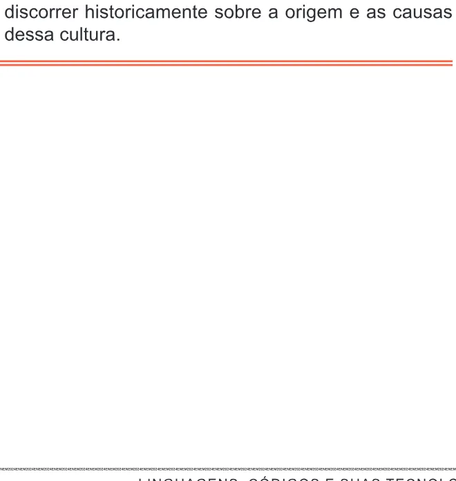 Alternativa E da questão 3 (espanhol) do ENEM 2024 - 1º Dia – Caderno 9 – Laranja (Braile e ledor) – Aplicação Regular.