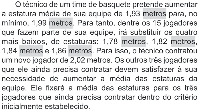 Trecho original com figura, tabela ou fórmula da questão 140 do ENEM 2020 - 2º Dia - Caderno 11 – Laranja (braile e ledor) – Aplicação Regular.