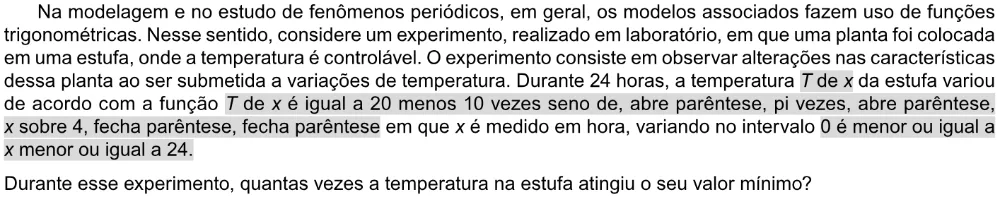 Trecho original com figura, tabela ou fórmula da questão 167 do ENEM 2023 - 2º Dia – Caderno 11 – Laranja (braile e ledor) – Reaplicação/PPL.