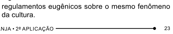 Alternativa E da questão 58 do ENEM 2023 - 1º Dia – Caderno 9 – Laranja (braile e ledor) – Reaplicação/PPL.
