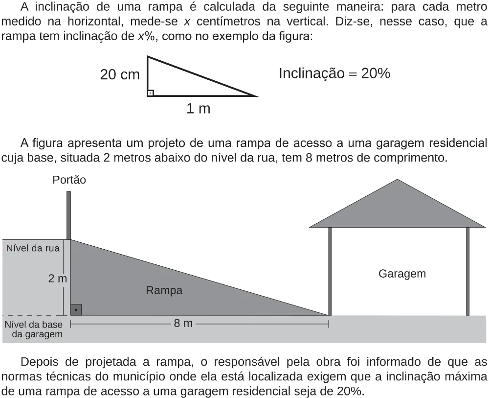 Trecho original com figura, tabela ou fórmula da questão 175 do ENEM 2018 - 2º Dia - Caderno 5 – Amarelo (Ampliada) – Aplicação regular.