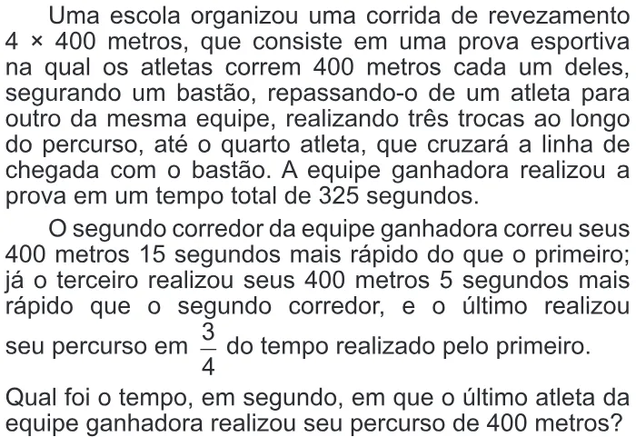 Trecho original com figura, tabela ou fórmula da questão 157 do ENEM 2017 - 2º Dia - Caderno 8 - Rosa – Reaplicação/PPL.