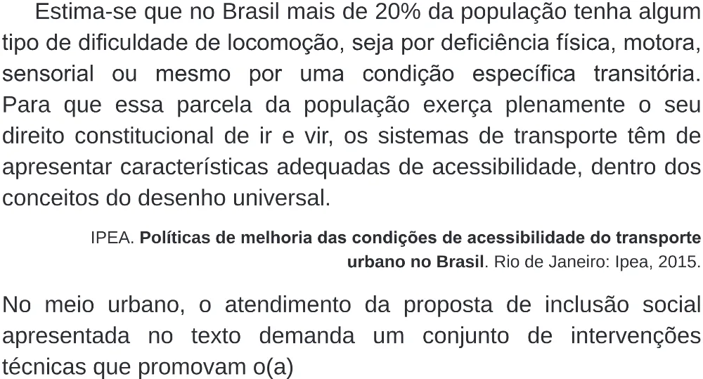 Trecho original com figura, tabela ou fórmula da questão 78 do ENEM 2019 - 1º Dia – Caderno 1 – Azul (Superampliada) – Reaplicação/PPL.