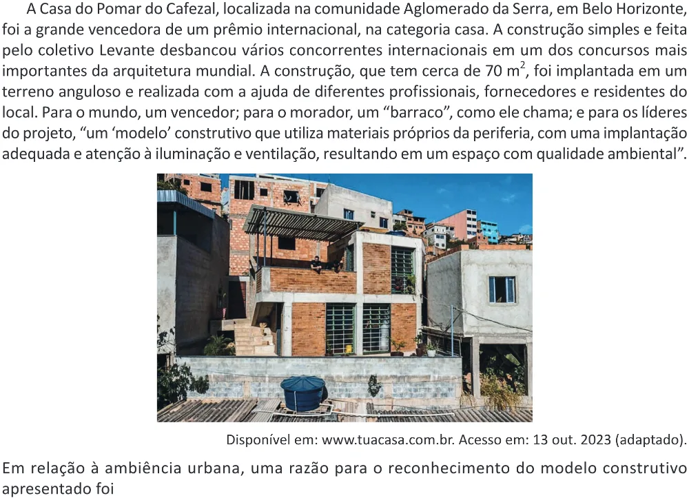 Trecho original com figura, tabela ou fórmula da questão 74 do ENEM 2025 - 1º Dia – Caderno 9 – Laranja (Braile e ledor) – Aplicação Regular - (Ampliada) - Belém, Ananindeua e Marituba.