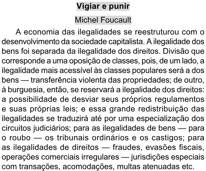 Trecho original com figura, tabela ou fórmula da questão 76 do ENEM 2023 - 1º Dia – Caderno 9 – Laranja (Braile e ledor) – Aplicação Regular.