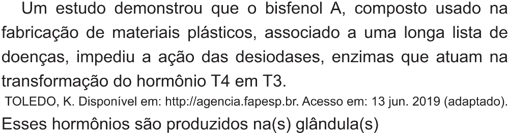 Trecho original com figura, tabela ou fórmula da questão 108 do ENEM 2021 - 2º Dia – Caderno 5 – Amarelo (Superampliada) – Reaplicação/PPL/Segunda Oportunidade.