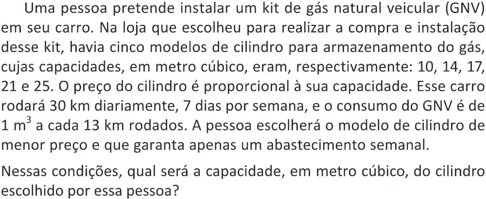 Trecho original com figura, tabela ou fórmula da questão 141 do ENEM 2025 - 2º Dia – Caderno 11 – Laranja (Braile e ledor) – Aplicação Regular - (Superampliada).