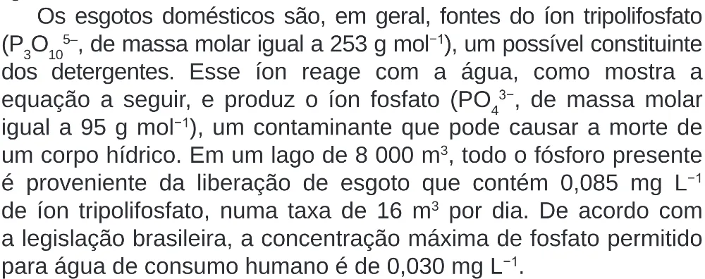 Trecho original com figura, tabela ou fórmula da questão 113 do ENEM 2020 - 2º Dia – Caderno 8 – Rosa (Superampliada) – Reaplicação/PPL.