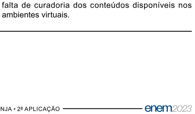 Alternativa E da questão 26 do ENEM 2023 - 1º Dia – Caderno 9 – Laranja (braile e ledor) – Reaplicação/PPL.