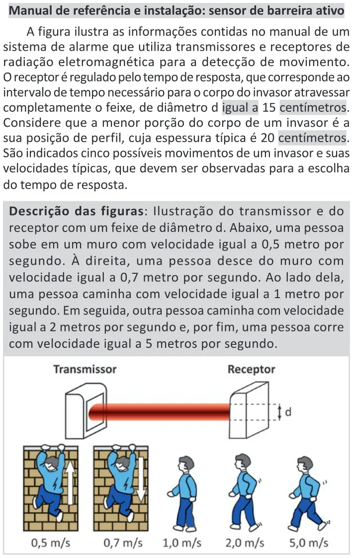 Trecho original com figura, tabela ou fórmula da questão 112 do ENEM 2025 - 2º Dia – Caderno 11 – Laranja (Braile e ledor) – Aplicação Regular - (Ledor).