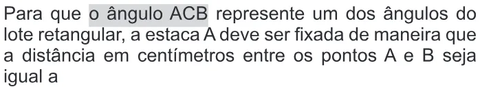 Trecho original com figura, tabela ou fórmula da questão 155 do ENEM 2015 - 2º Dia - Caderno 14 - Cinza – Reaplicação/PPL - Ledor.