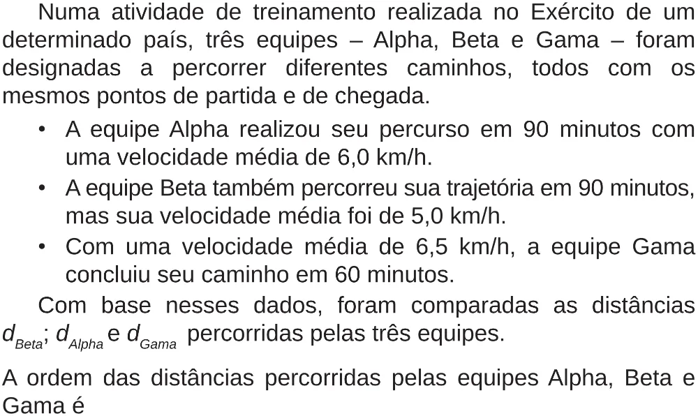 Trecho original com figura, tabela ou fórmula da questão 136 do ENEM 2018 - 2º Dia - Caderno 5 – Amarelo (Superampliada) – Aplicação regular.