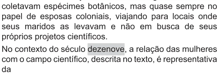 Trecho original com figura, tabela ou fórmula da questão 77 do ENEM 2021 - 1º Dia – Caderno 9 – Laranja (Braile e ledor) – Aplicação Regular.
