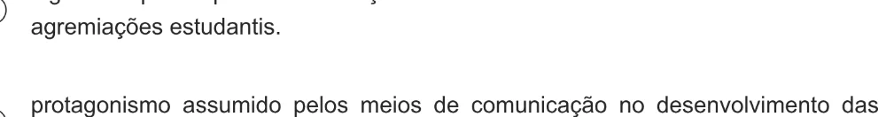 Alternativa D da questão 77 do ENEM 2021 - 1º Dia – Caderno 1 – Azul – Espanhol – Aplicação digital.