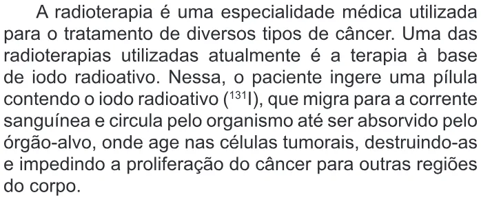 Trecho original com figura, tabela ou fórmula da questão 111 do ENEM 2017 - 2º Dia - Caderno 12 – Verde (Libras) – Aplicação regular.