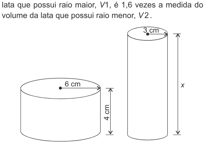 Trecho original com figura, tabela ou fórmula da questão 166 do ENEM 2015 - 2º Dia - Caderno 14 - Cinza – Reaplicação/PPL.