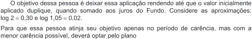Trecho original com figura, tabela ou fórmula da questão 157 do ENEM 2019 - 2º Dia – Caderno 5 – Amarelo (Ampliada) – Reaplicação/PPL.