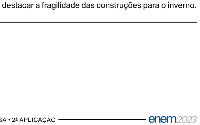 Alternativa E da questão 3 (inglês) do ENEM 2023 - 1º Dia – Caderno 4 – Rosa – Reaplicação/PPL.
