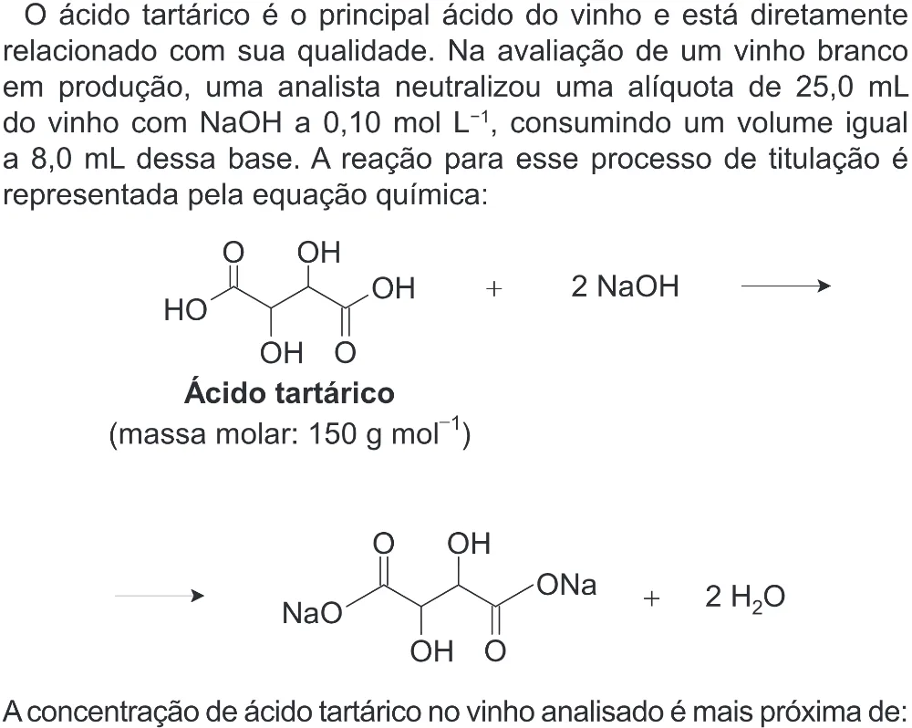 Trecho original com figura, tabela ou fórmula da questão 119 do ENEM 2022 - 2º Dia – Caderno 6 – Cinza (Superampliada) – Aplicação Regular.
