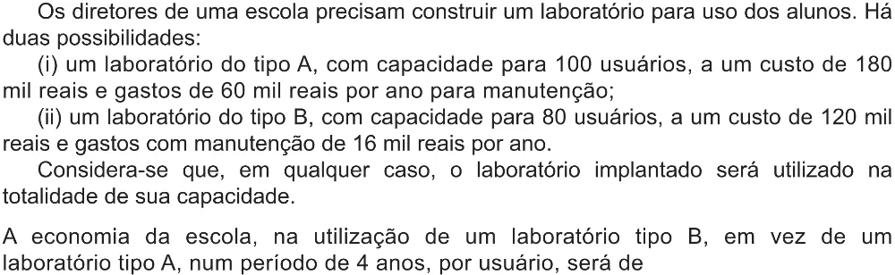 Trecho original com figura, tabela ou fórmula da questão 140 do ENEM 2021 - 2º Dia – Caderno 12 – Verde (Libras – Ampliada) – Aplicação Regular.