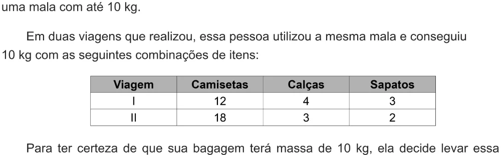 Trecho original com figura, tabela ou fórmula da questão 150 do ENEM 2021 - 2º Dia – Caderno 5 – Amarelo – Aplicação digital.