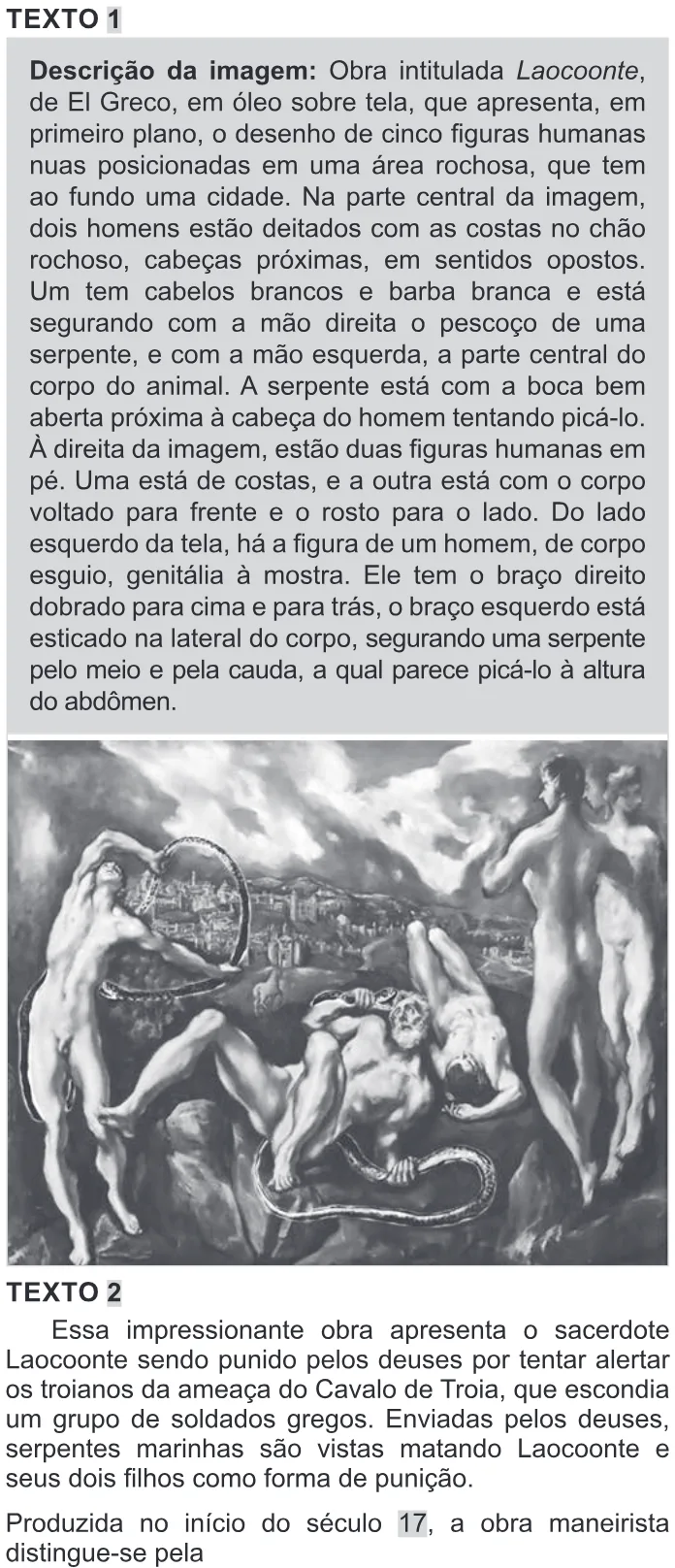 Trecho original com figura, tabela ou fórmula da questão 27 do ENEM 2022 - 1º Dia – Caderno 9 – Laranja (Braile e ledor) – Aplicação Regular.