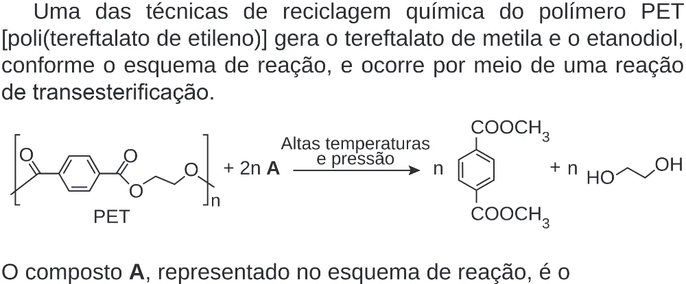 Trecho original com figura, tabela ou fórmula da questão 98 do ENEM 2019 - 2º Dia – Caderno 6 – Cinza (Superampliada) – Aplicação Regular.