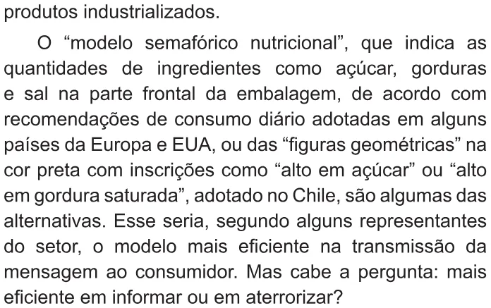 Trecho original com figura, tabela ou fórmula da questão 13 do ENEM 2021 - 1º Dia – Caderno 9 – Laranja (braile e ledor) – Reaplicação/PPL/Segunda Oportunidade.
