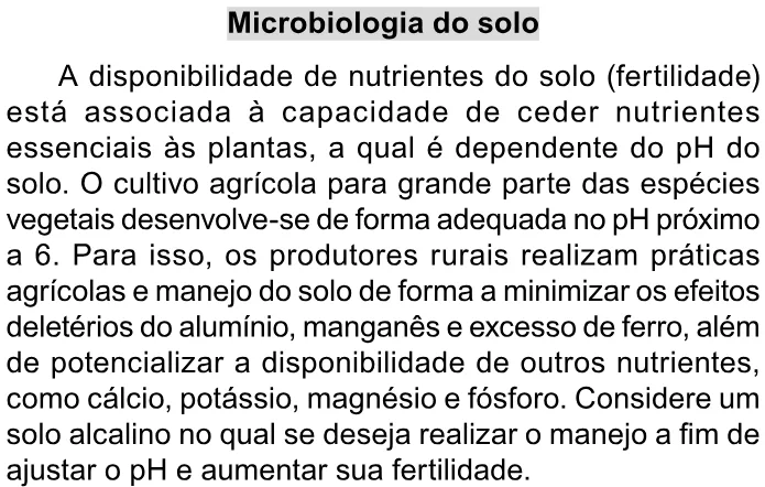 Trecho original com figura, tabela ou fórmula da questão 132 do ENEM 2023 - 2º Dia – Caderno 11 – Laranja (braile e ledor) – Reaplicação/PPL.