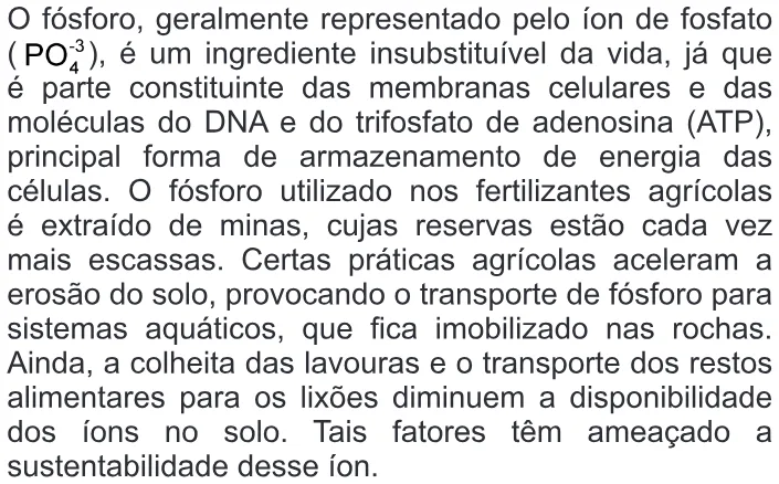 Trecho original com figura, tabela ou fórmula da questão 53 do ENEM 2010 - Dia 1 - Caderno 1 - Azul – Aplicação regular.