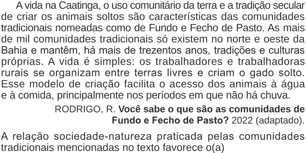 Trecho original com figura, tabela ou fórmula da questão 58 do ENEM 2024 - 1º Dia – Caderno 4 – Verde (Superampliada) – Reaplicação/PPL.
