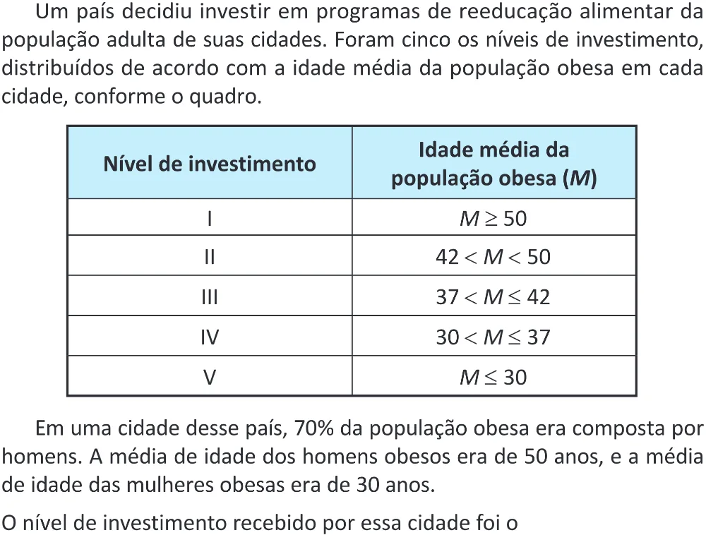 Trecho original com figura, tabela ou fórmula da questão 167 do ENEM 2025 - 2º Dia – Caderno 11 – Laranja (Braile e ledor) – Reaplicação - (Superampliada).