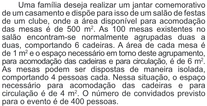Trecho original com figura, tabela ou fórmula da questão 173 do ENEM 2012 - 2º Dia - Caderno 6 - Cinza – Reaplicação/PPL.