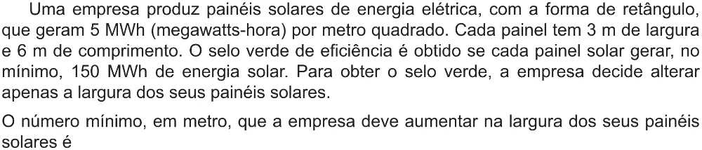 Trecho original com figura, tabela ou fórmula da questão 151 do ENEM 2021 - 2º Dia – Caderno 5 – Amarelo (Ampliada) – Reaplicação/PPL/Segunda Oportunidade.