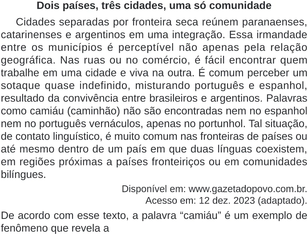 Trecho original com figura, tabela ou fórmula da questão 13 do ENEM 2024 - 1º Dia – Caderno 4 – Verde (Superampliada) – Reaplicação/PPL.