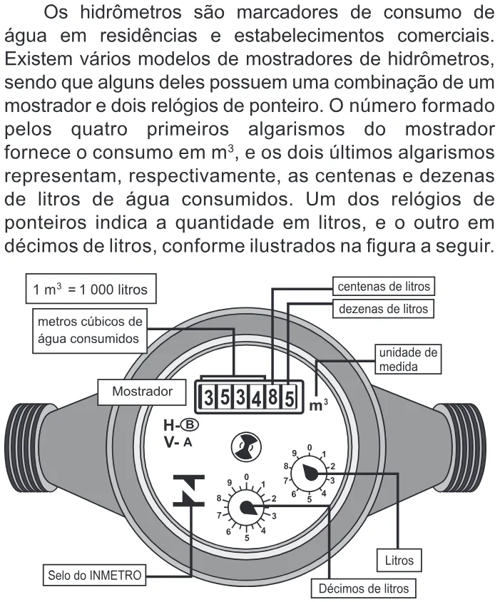 Trecho original com figura, tabela ou fórmula da questão 139 do ENEM 2012 - 2º Dia - Caderno 5 - Amarelo – Aplicação regular.