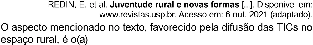 Trecho original com figura, tabela ou fórmula da questão 71 do ENEM 2023 - 1º Dia – Caderno 4 – Rosa (Superampliada) – Reaplicação/PPL.