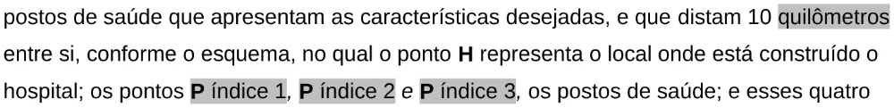 Trecho original com figura, tabela ou fórmula da questão 179 do ENEM 2024 - 2º Dia – Caderno 11 – Laranja (braile e ledor) – Aplicação Regular - Leitor de tela (NVDA).