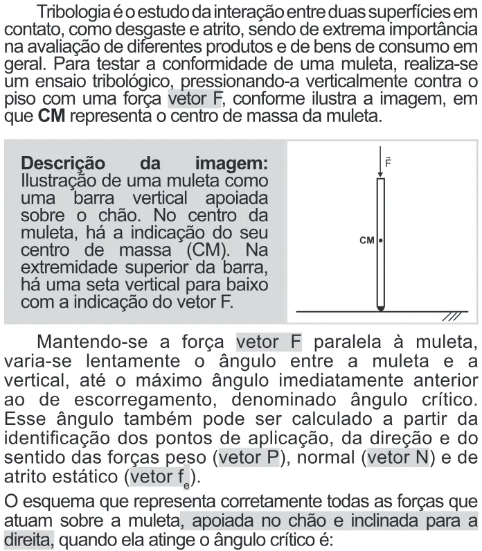 Trecho original com figura, tabela ou fórmula da questão 123 do ENEM 2022 - 2º Dia – Caderno 11 – Laranja (braile e ledor) – Aplicação Regular.