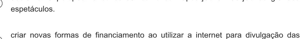 Alternativa A da questão 10 do ENEM 2021 - 1º Dia – Caderno 3 – Branco – Espanhol – Aplicação digital.