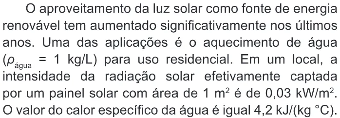 Trecho original com figura, tabela ou fórmula da questão 124 do ENEM 2017 - 2º Dia - Caderno 7 - Azul – Reaplicação/PPL.