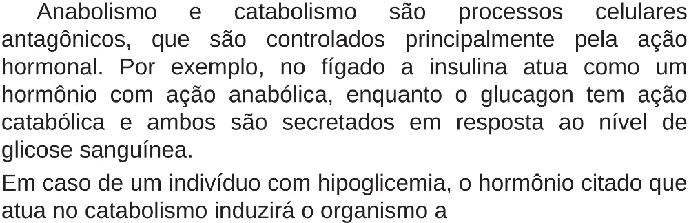 Trecho original com figura, tabela ou fórmula da questão 126 do ENEM 2018 - 2º Dia - Caderno 5 – Amarelo (Superampliada) – Aplicação regular.