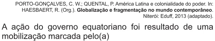 Trecho original com figura, tabela ou fórmula da questão 72 do ENEM 2021 - 1º Dia – Caderno 1 – Azul – Reaplicação/PPL/Segunda Oportunidade.