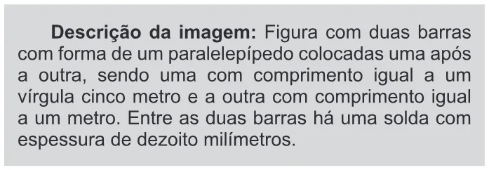 Trecho original com figura, tabela ou fórmula da questão 165 do ENEM 2015 - 2º Dia - Caderno 14 - Cinza – Reaplicação/PPL - Ledor.