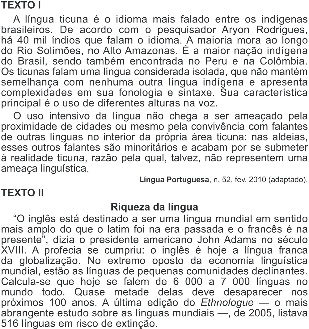 Trecho original com figura, tabela ou fórmula da questão 22 do ENEM 2017 - 1º Dia - Caderno 1 - Azul (Superampliada) – Aplicação regular.