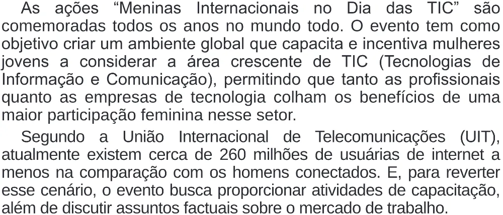 Trecho original com figura, tabela ou fórmula da questão 14 do ENEM 2020 - 1º Dia – Caderno 4 – Rosa (Superampliada) – Reaplicação/PPL.