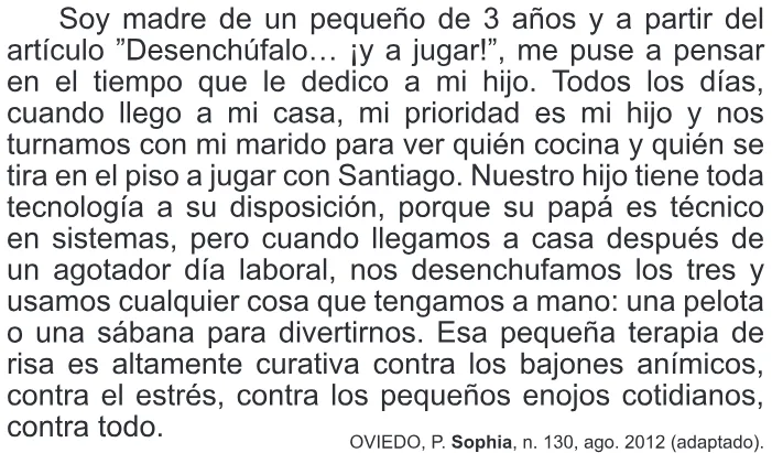 Trecho original com figura, tabela ou fórmula da questão 94 (espanhol) do ENEM 2015 - 2º Dia - Caderno 14 - Cinza – Reaplicação/PPL.