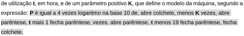 Trecho original com figura, tabela ou fórmula da questão 169 do ENEM 2025 - 2º Dia – Caderno 11 – Laranja (Braile e ledor) – Aplicação Regular - Leitor de tela (NVDA).
