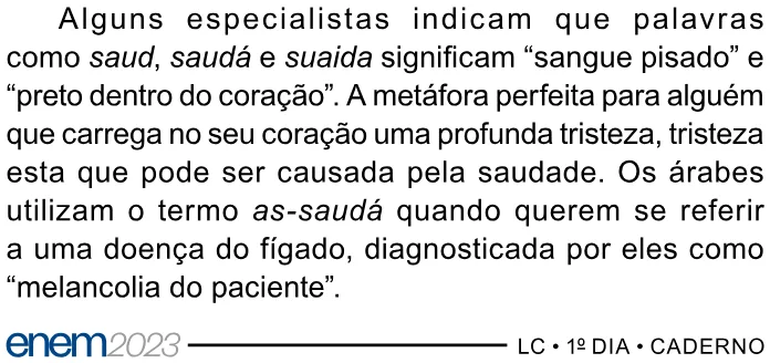 Trecho original com figura, tabela ou fórmula da questão 29 do ENEM 2023 - 1º Dia – Caderno 4 – Rosa – Reaplicação/PPL.